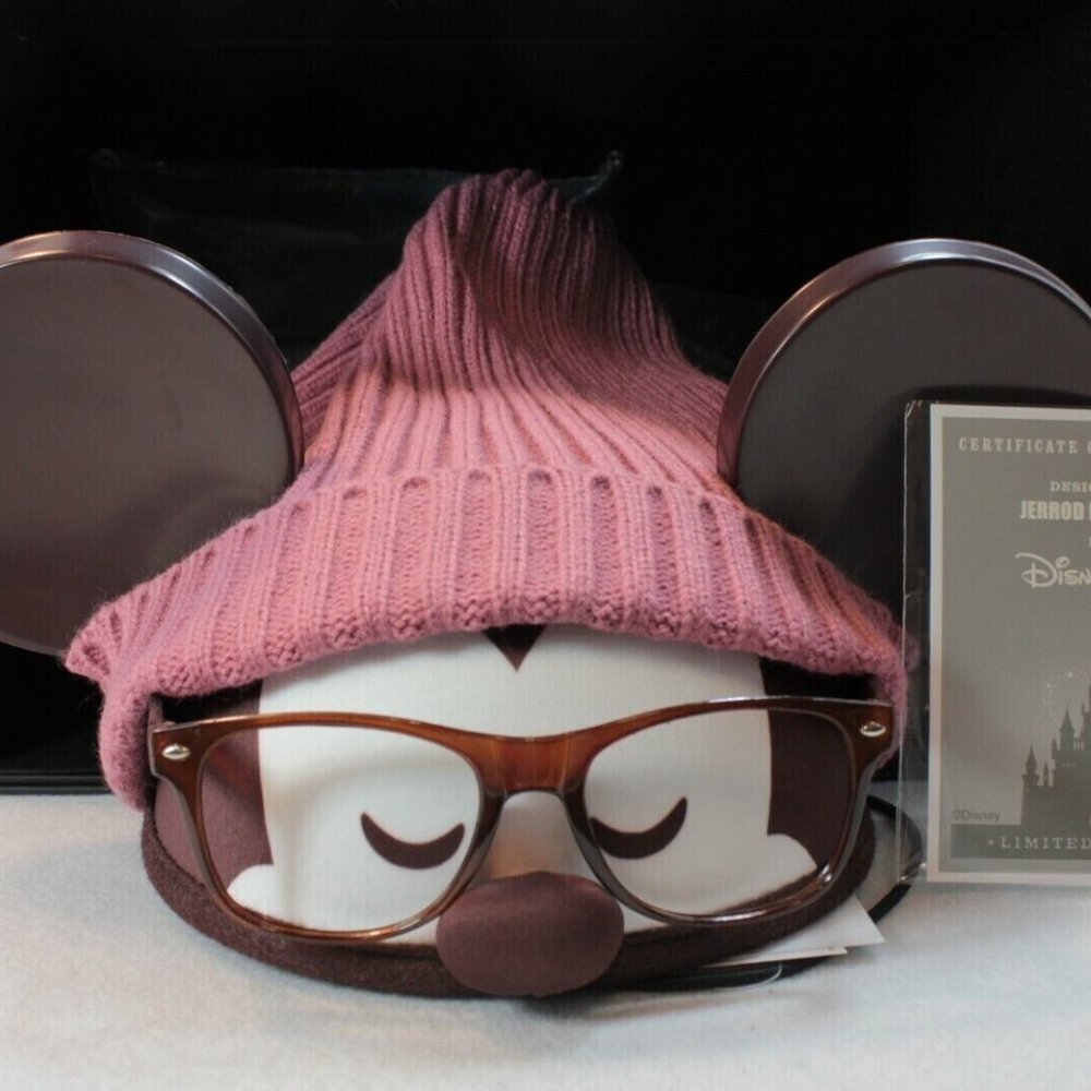 NEW Disney Parks Designer Collection Hipster Mickey Ear Hat by Jerrod Maruyama - Picture 13 of 13